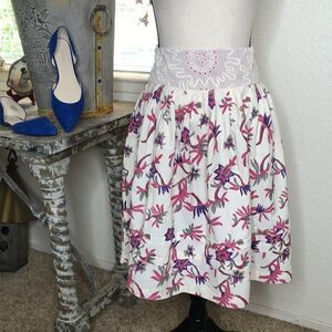 Anthropologie Viola full skirt  